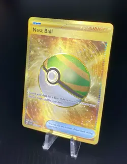 Pokemon Card Nest Ball 255/198 Scarlet & Violet Base Hyper Rare NM or Better! - Image 2