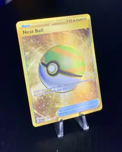 Pokemon Card Nest Ball 255/198 Scarlet & Violet Base Hyper Rare NM or Better! - Image 3
