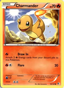 Charmander 18/149 Boundaries Crossed Pokemon Card TCG - Image 1