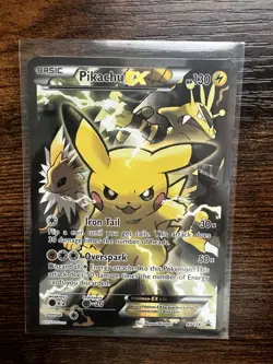 Pokemon Pikachu EX Full Art Promo Holo Card XY124 - Image 3