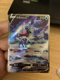 Pokemon Card Suicune V Alt Art Crown Zenith: Galarian Gallery GG38/GG70 - Image 1