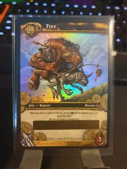 World Of Warcraft WoW Tiny Foil Unscratched TCG Loot Card - Image 1