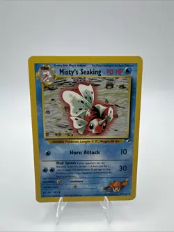 Pokemon TCG Misty's Seaking Gym Heroes Card 55/132 Unlimited Uncommon - Image 1