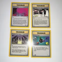 Pokemon Gym Challenge Trainer Card Lot - Chaos Gym, Vermilion City Gym (1st Edi… - Image 1