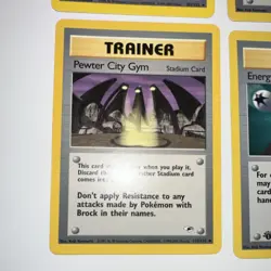 Pokemon Gym Challenge Trainer Card Lot - Chaos Gym, Vermilion City Gym (1st Edi… - Image 4