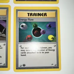 Pokemon Gym Challenge Trainer Card Lot - Chaos Gym, Vermilion City Gym (1st Edi… - Image 5
