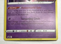 Gengar SWSH241 Prerelease Stamped Holo Promo Lost Origin Pokemon Card Near Mint - Image 3