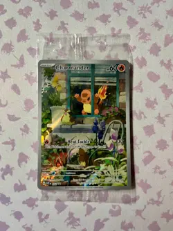 Charmander 044 Sealed Promo Pokemon Card NM Holo Black Star Promo - Image 1