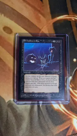 All Hallow's Eve Legends magic the gathering card in NM /LP condition - Image 1