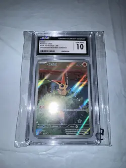 CGC 10 Victini 208 Sv: Scarlet & Violet black star promo holo card - Image 1