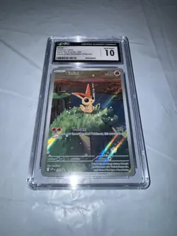 CGC 10 Victini 208 Sv: Scarlet & Violet black star promo holo card - Image 2