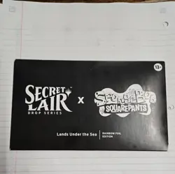 MTG Secret Lair x SpongeBob SquarePants: Lands Under The Sea Foil Edition Sealed - Image 1