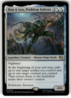 Don & Leo, Problem Solvers 0143 TMNT Magic: The Gathering Foil NM - Image 1
