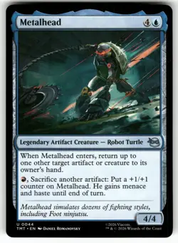 Metalhead 0044 Uncommon Teenage Mutant Ninja Turtles Magic: The Gathering NM - Image 1