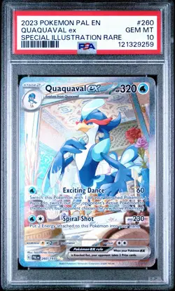 Pokemon Paldea Evolved - PSA 10 - Quaquaval ex 260/193 Special Illustration Rare - Image 1