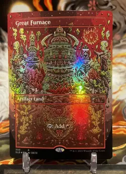 MTG | Great Furnace (Borderless) [Secret Lair] ✨FOIL✨ - Image 1