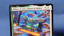 Mikey and Leo Chaos and Order - Teenage Mutant Ninja Turtles - MtG - NM B 🔮 - Image 2