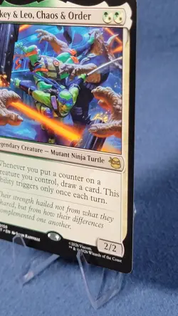 Mikey and Leo Chaos and Order - Teenage Mutant Ninja Turtles - MtG - NM B 🔮 - Image 4