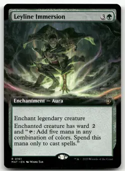 Leyline Immersion (Extended Art) #161 (NM) March of the Machine MAT Magic MTG - Image 1