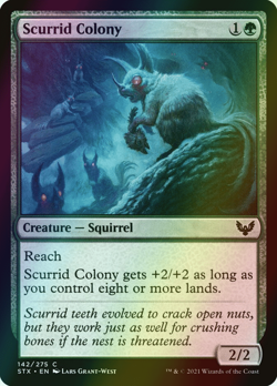 MTG Scurrid Colony Foil ** Strixhaven: School of Mages ** English (NM) - Image 1