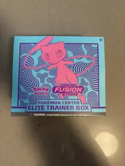 Fusion Strike Pokemon Center Sword and Shield Elite Trainer Box PC ETB Sealed - Image 1