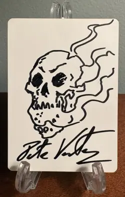 MTG Lake of the Dead Alliances Signed Sketched Pete Venters Artist Proof AP - Image 2