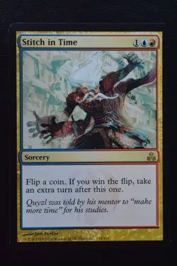 Magic The Gathering MTG STITCH IN TIME Guildpact LP Lightly Played - Image 1