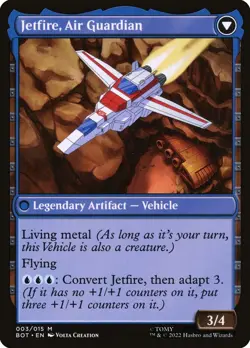 [MTG] Jetfire, Ingenious Scientist / Jetfire, Air Guardian (003) (BOT) NM - Image 2