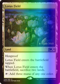 MTG Magic the Gathering Lotus Field (249s/143) Core Set 2020 Promos LP FOIL - Image 1