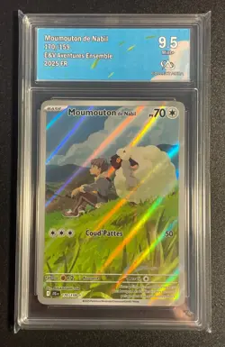 Carte Pokemon Moumouton de Nabil 170/159 Aventures Ensemble FR Collect Aura 9.5 - Image 1