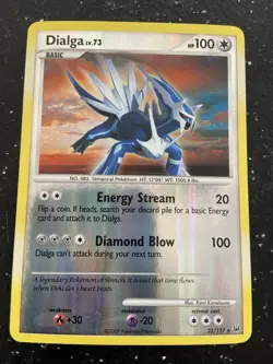 Pokemon TCG Dialga Reverse Holo 23/127 - Image 1