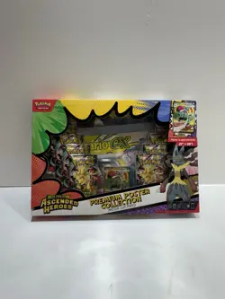 2026 Pokemon Ascended Heroes Mega Lucario Ex Premium Poster Collection New! - Image 2