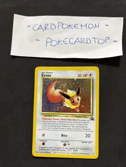 Pokemon Card Eevee 11 -Promo-Swirl-Ita-Holo-Nm/mint! - Image 1