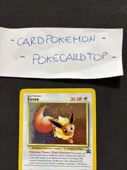 Pokemon Card Eevee 11 -Promo-Swirl-Ita-Holo-Nm/mint! - Image 2