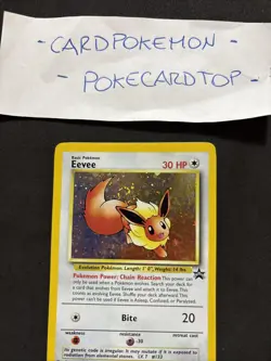 Pokemon Card Eevee 11 -Promo-Swirl-Ita-Holo-Nm/mint! - Image 4