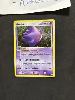 Pokemon Card Gengar 5/92 Set Ex Legend Maker-Eng-Holo-Swirl-Good! - Image 3