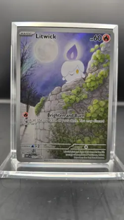 Pokemon Litwick 101/086 WHT | White Flare | NM | EN | IR | Raw - Image 1