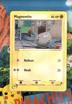 Pokemon TCG Magnemite 61/97 EX Dragon Reverse Holo LP - Image 1