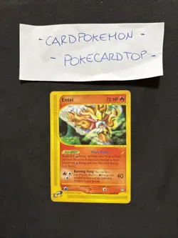 Pokemon Card Entei 10/147- Eng-No Holo-Exc/nm! - Image 1
