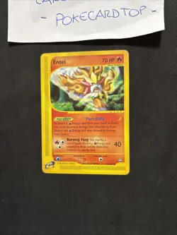 Pokemon Card Entei 10/147- Eng-No Holo-Exc/nm! - Image 3