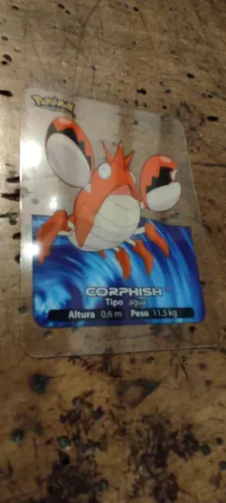 Corphish 102 Pokemon Lamincards Edibas - ESP - EXC - Image 1