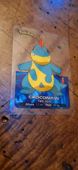 Croconaw 008 Pokemon Lamincards Edibas - ESP - GOOD - Image 1