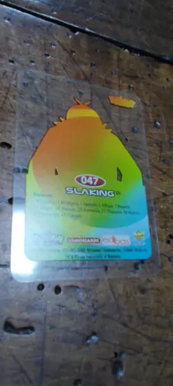 Slaking 047 Pokemon Lamincards Edibas - ESP - GOOD - Image 2