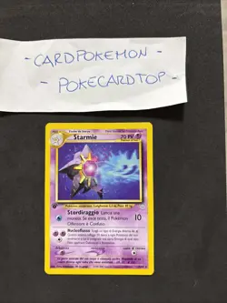 Pokemon Card Starmie 25/64 1ST Edition- Ita-No Holo-nn/mint! - Image 1
