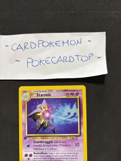 Pokemon Card Starmie 25/64 1ST Edition- Ita-No Holo-nn/mint! - Image 2