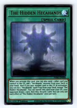 Yugioh The Hidden Hecahands PHRE-EN008 Ultra Rare - NM 💎 - Image 1