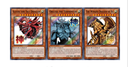 Yugioh! Egyptian God Stamp Set RA05-EN Rarity Collection 5 PREORDER ULTRA - Image 1
