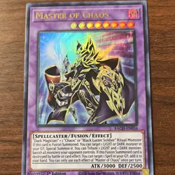 🔥Master of Chaos BACH-EN036 YuGiOh! 1st Edition Ultra Rare🔥 - Image 4