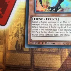 Yubel - Terror Incarnate BLC1-EN028 Ultra Rare Near Mint 1st Edition Yugioh - Image 5