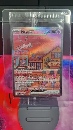 Mew ex SVP 053 Pokemon TCG Scarlet Violet 151 Black Star Promo Full Art SEALED - Image 1